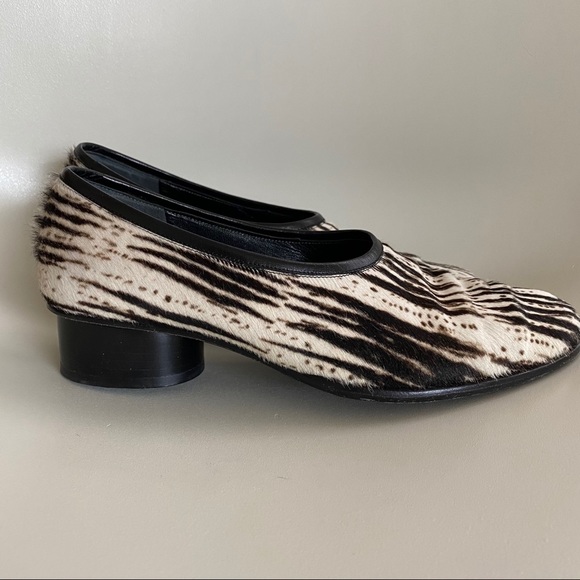 Fendi Shoes - Fendi calf hair animal print heels